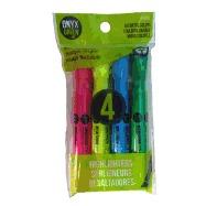 Onyx and Green 4-Pack Broad Highlighters cover