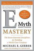 Ebk E-myth Mastery: The Seven Essential cover