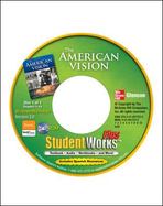 The American Vision, StudentWorks Plus CD-ROM cover