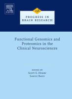 Functional Genomics and Proteomics in the Clinical Neurosciences cover