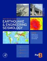 International Handbook of Earthquake & Engineering Seismology Part B cover