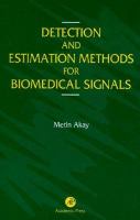 Detection and Estimation Methods for Biomedical Signals cover