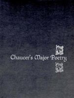 Chaucer's Major Poetry cover