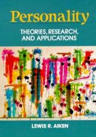 Personality Theories, Research, and Applications cover