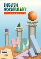 English Vocabulary Comparison cover