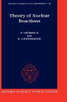 Theory of Nuclear Reactions cover