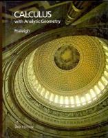 Calculus with Analytic Geometry cover