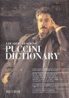 Puccini Dictionary cover