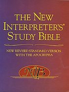 The New Interpreter's Study Bible New Revised Version With Apocrypha cover