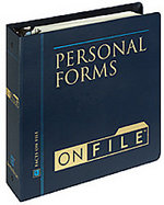 Personal Forms on File: Over 100 Indispensable Forms for Organizing Personal Records cover