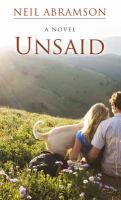 Unsaid cover