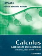 Calculus Applications and Technology for Business, Social and Life Sciences cover