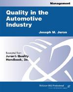 Quality in the Automotive Industry cover