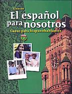 El español para nosotros: Curso para hispanohablantes Level 2, Student Edition cover