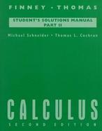 Calculus Student's Solutions Manual cover