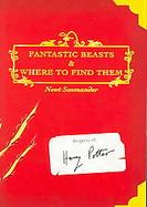 Harry Potter Schoolbooks Quidditch Through the Ages and Fantastic Beasts and Where to Find Them cover