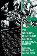 The National Question in Europe in Historical Context cover