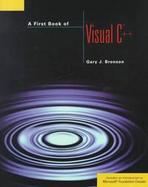 A First Book of Visual C++ cover