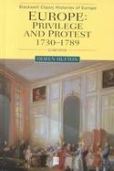 Europe: Privilege and Protest: 1730-1789, 2nd Edition cover