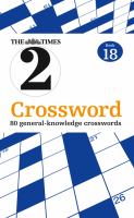 The Times 2 Crossword Book 18 cover