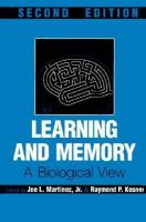 Learning and Memory: A Biological View cover