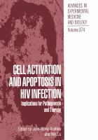 Cell Activation and Apoptosis in HIV Infection Implications for Pathogenesis and Therapy cover