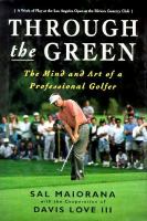 Through the Green: The Mind and Art of a Professional Golfer cover