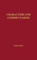 Characters and Commentaries cover
