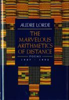 The Marvelous Arithmetics of Distance Poems 1987-1992 cover