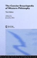 The Concise Encyclopedia of Western Philosophy and Philosophers cover