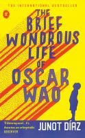 Brief Wondrous Life of Oscar Wao, the cover