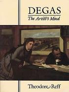 Degas, the Artist's Mind cover
