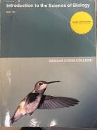 Introduction to the Science of Biology Custom Edition for Medgar Evers cover