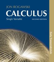 CALCULUS:EARLY..SINGLE VAR.,CHAP.1-11 cover