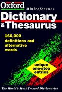 The Oxford Minireference Dictionary & Thesaurus cover