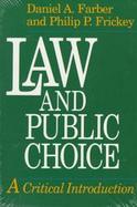 Law and Public Choice A Critical Introduction cover