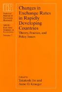 Changes in Exchange Rates in Rapidly Developing Countries Theory, Practice, and Policy Issues cover