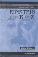 Einstein from 'B' to 'Z' cover