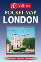 Collins Pocket Map London: Theatres, Museums, Shopping cover