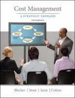 Cost Management : A Strategic Emphasis cover