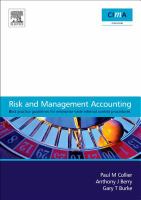Risk and Management Accounting- Best practice guidelines for enterprise-wide internal control procedures cover