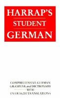 Harrap's German School Dictionary: Plus German Grammar cover