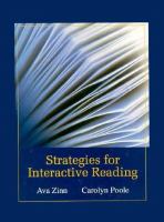 Strategies Interact Reading cover