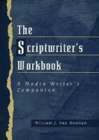 The Scriptwriter's Workbook A Media Writer's Companion cover