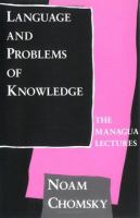 Language and Problems of Knowledge: The Managua Lectures cover