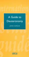 Guide to Deuteronomy cover