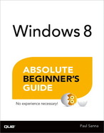 Windows 8 Absolute Beginner's Guide cover