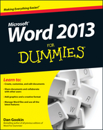 Word 2013 for Dummies cover
