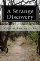 A Strange Discovery cover