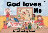God Loves Me Coloring Bk: cover